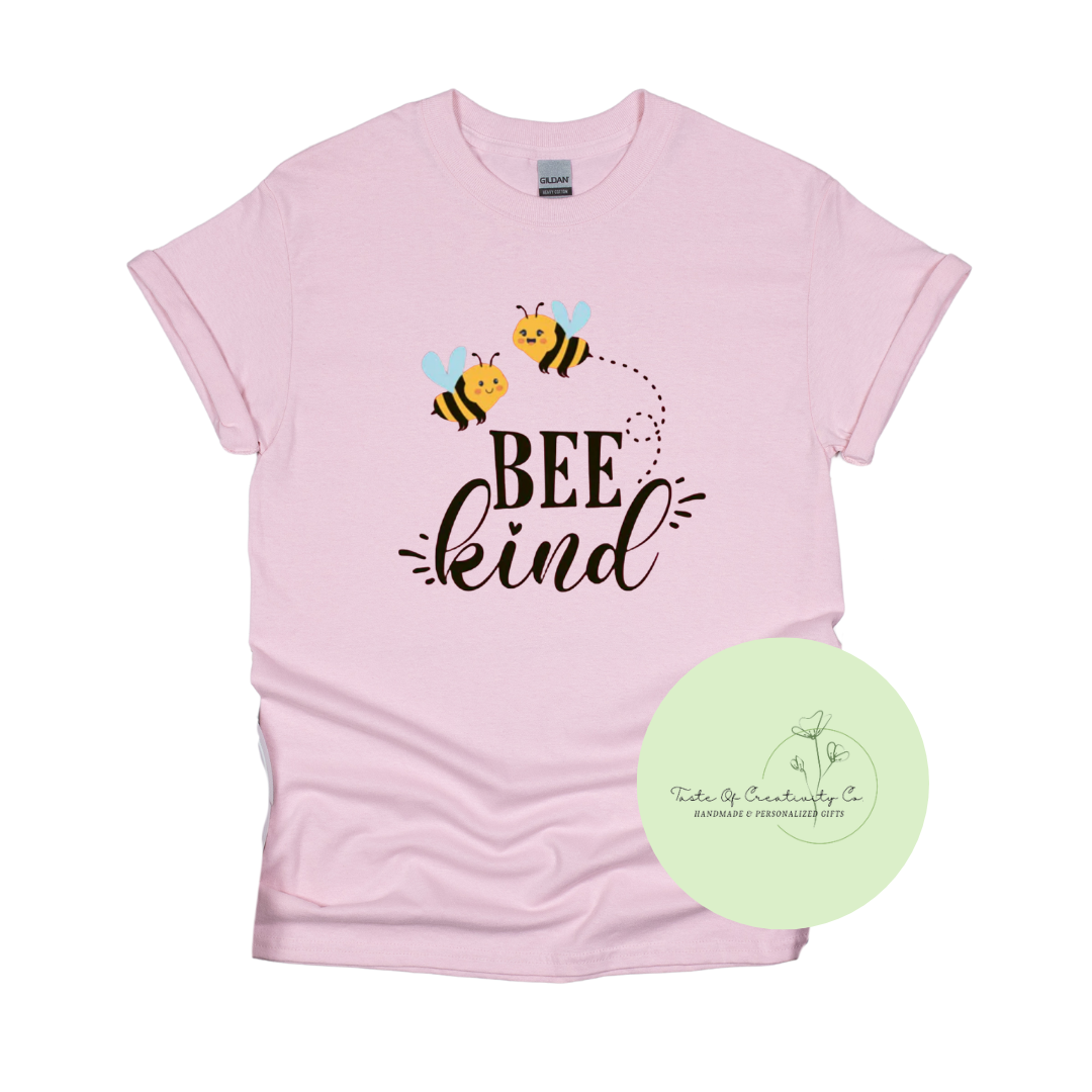 "Bee Kind" T-Shirt, Anti-Bully Apparel, Pink Shirt Day, Kindness Matters Collection *10% OF PROCEEDS DONATED TO BBBS-GEHH*