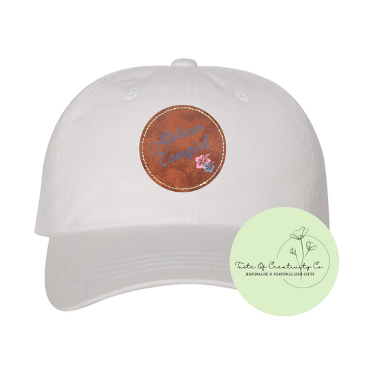 "Alohaw Cowgirl" Slouchy Cap, Western Hat, Country Apparel, Coastal Cowgirl Collection, Disco Cowgirl Collection
