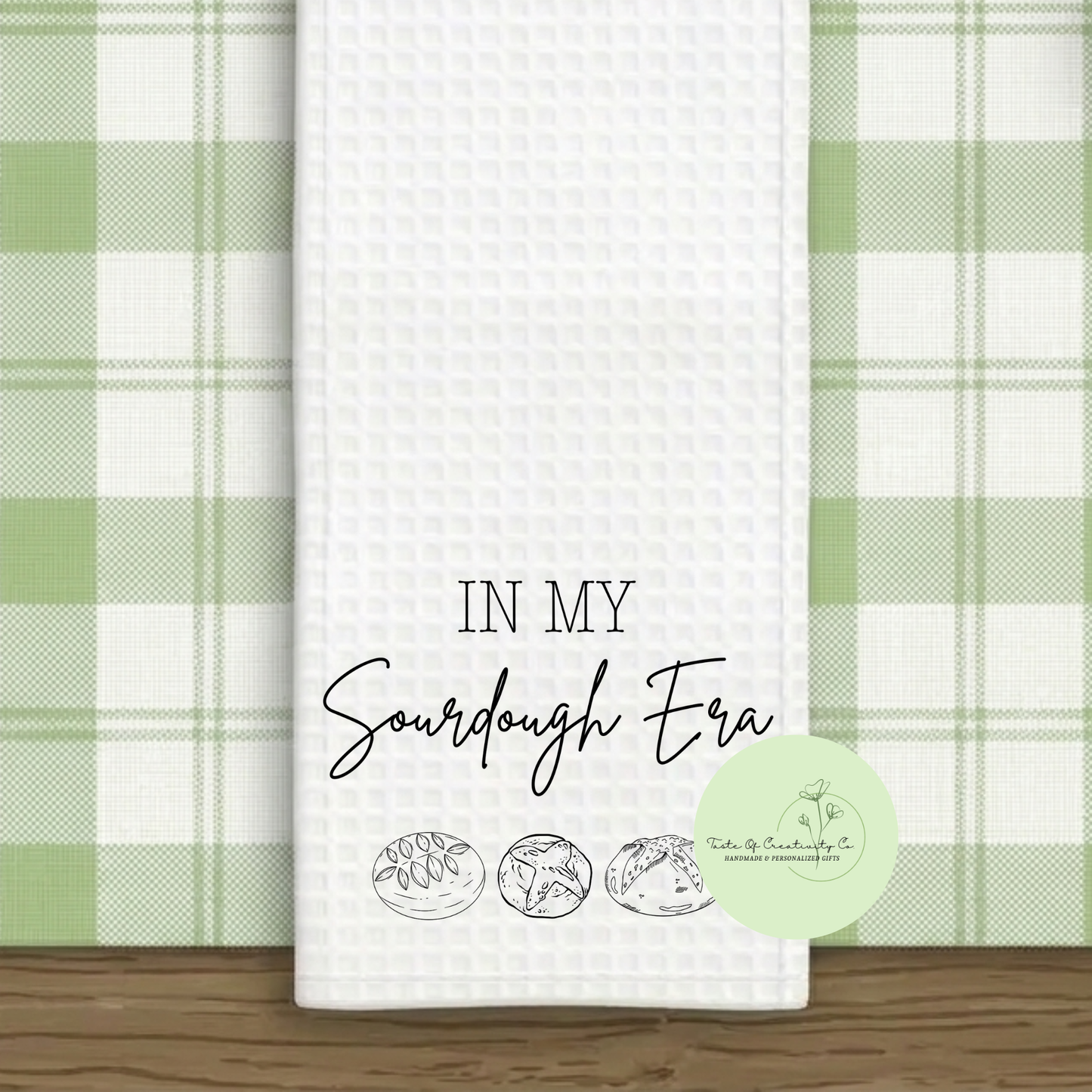 In My Sourdough Era Kitchen Towel, Sourdough Gift, Kitchen Home Decor, House Warming Gift