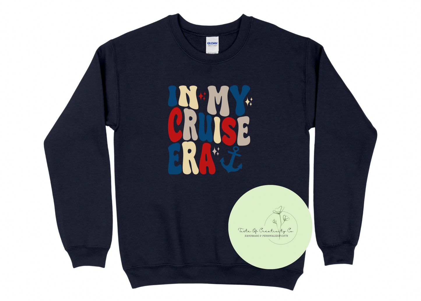 "In My Cruise Era" Crewneck Sweater, IN MY ERA Collection, Travel Apparel
