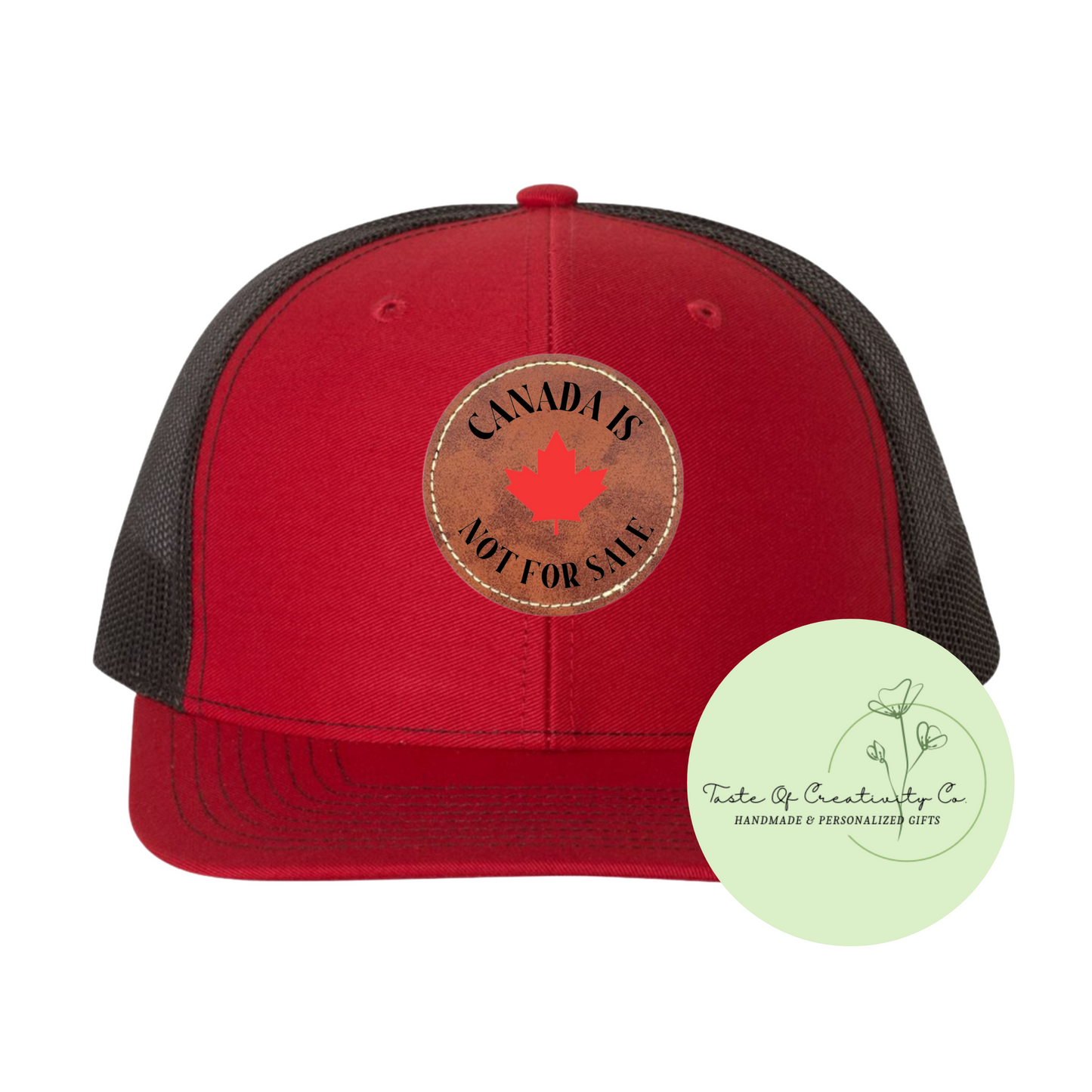 "Canada Is Not For Sale" Trucker Cap, Canada Gift, Canada Day Apparel, Proud To Be Canadian Collection
