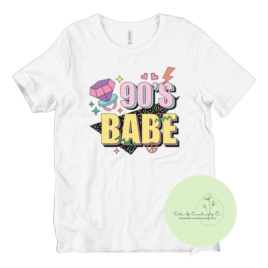90s Babe T-Shirt, Retro T-Shirt, Retro Aesthetic, 90s Apparel