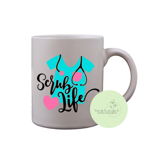 Scrub Life Coffee Mug, Dishwasher Safe, Health Care Hero Collection
