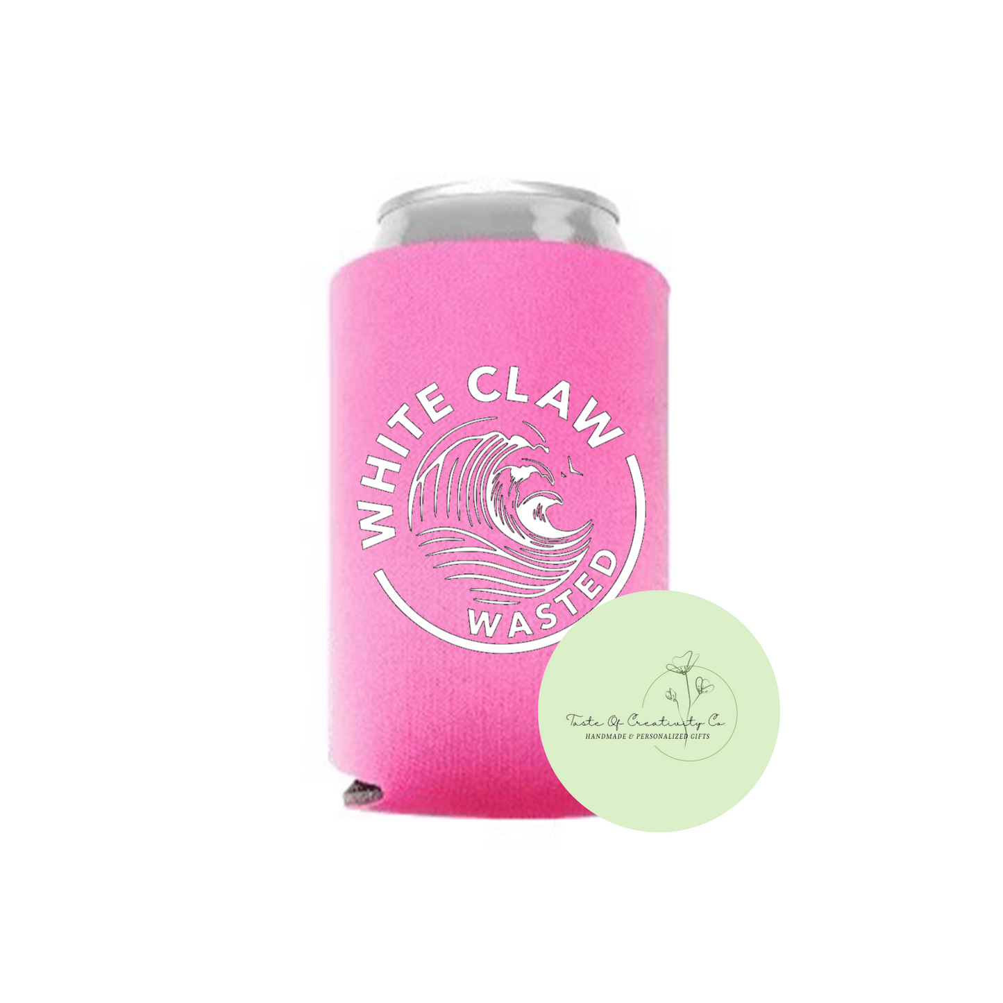 WC Wasted Can Cozie, Drinkware, Gift for Her