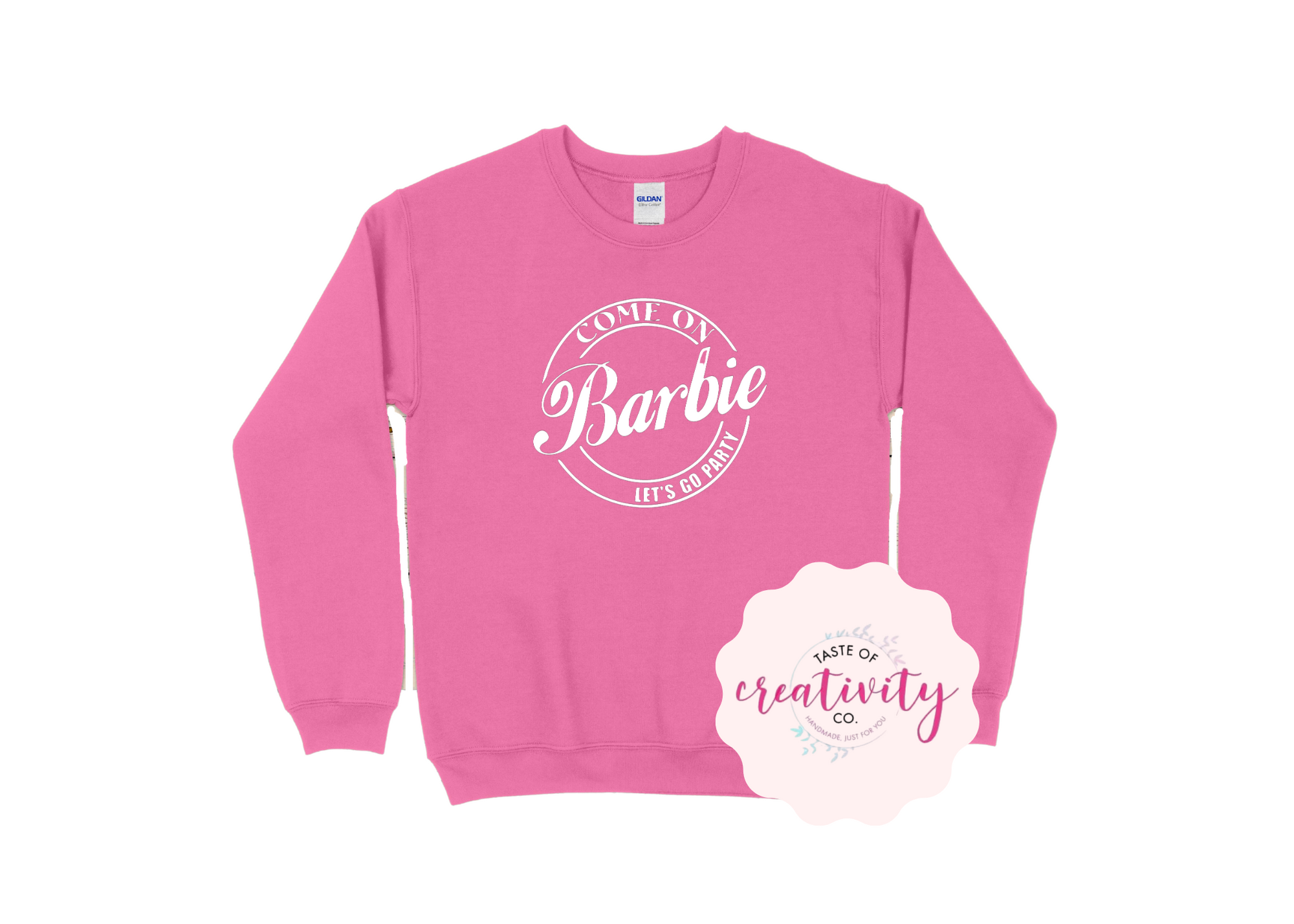 Pink clearance barbie sweater