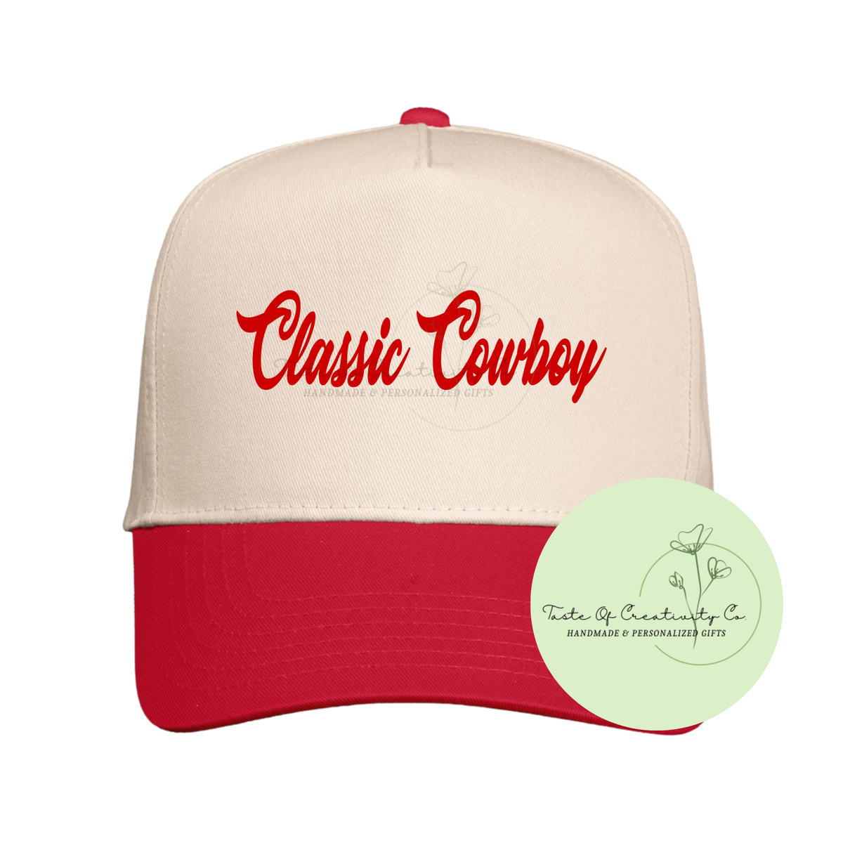 Classic Cowboy Trucker Cap, Gift for Him, Western Themed Apparel, Rodeo Apparel