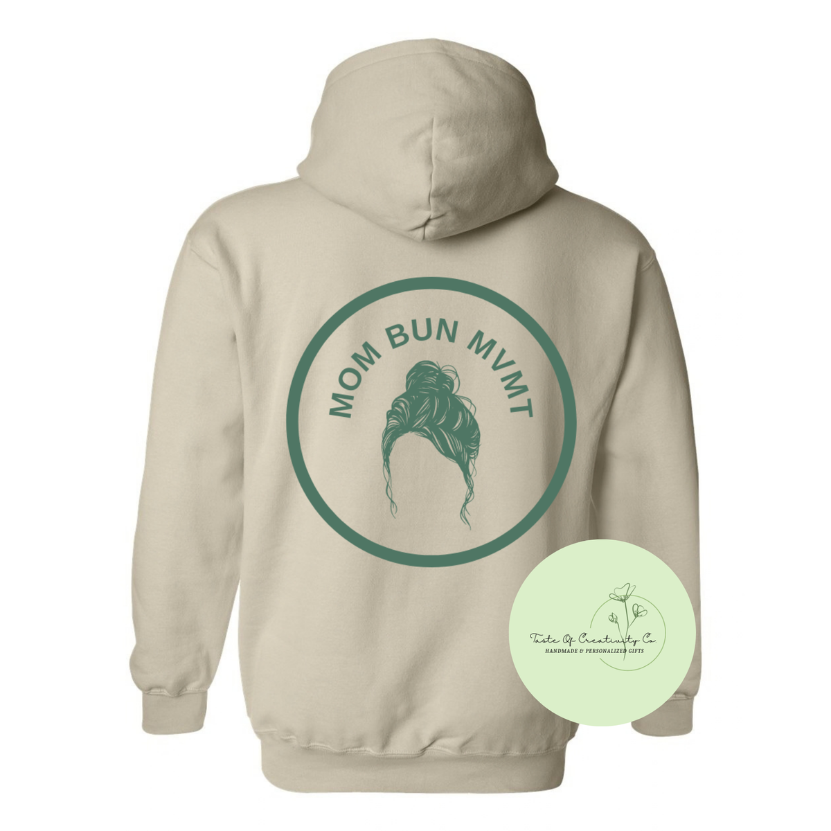 MBM Mom Bun MVMT Hooded Sweater, Gym Apparel, Branded for Business Sweater