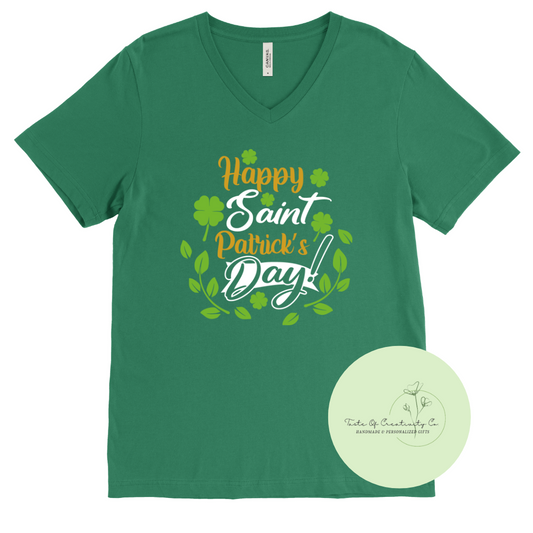 "Happy Saint Patrick's Day" T-Shirt, St. Patrick's Day Apparel, Funny T-Shirt