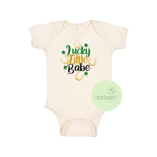 "Lucky Little Babe" Onesie™, St. Patrick's Day Apparel, Apparel for Baby, Infant Bodysuit
