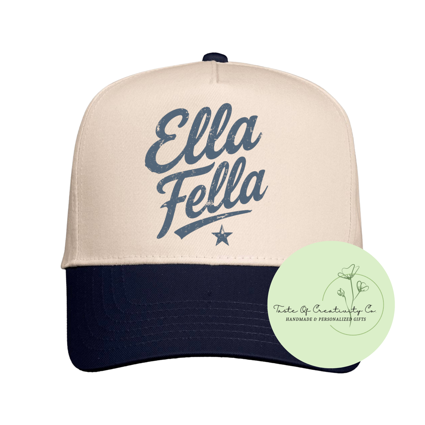 Ella Fella Trucker Cap, Gift for Him, Western Themed Apparel, Country Concert Apparel