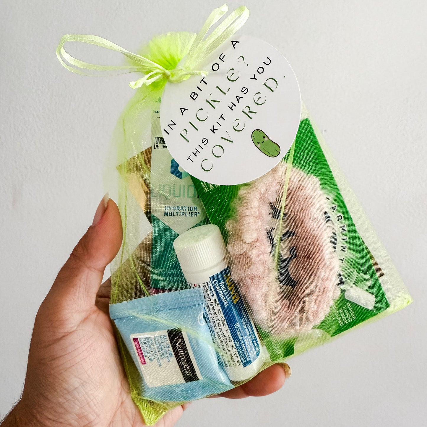 Hangover Kit, Bachelorette Party Favours, Essentials Kit, Gift for Wedding Party, Hangover Survival Kit