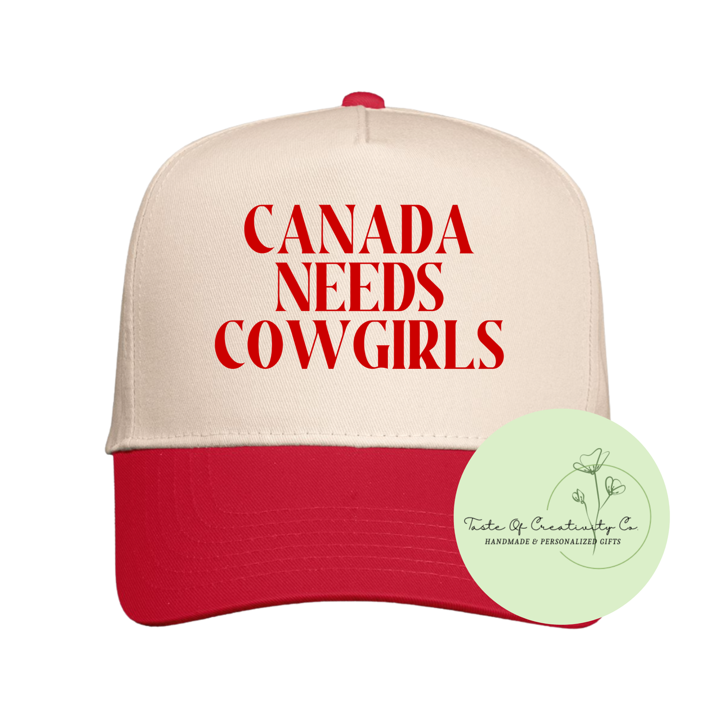 Canada Needs Cowgirls Trucker Cap, Gift for Her, Western Themed Apparel, Disco Cowgirl Collection (Copy)
