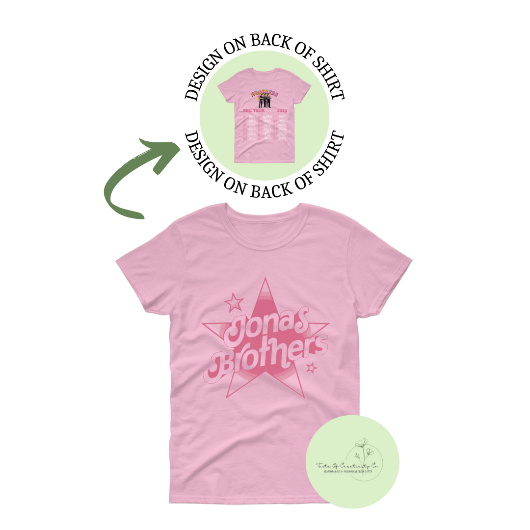 Jonas Brothers Star T-Shirt, Jonas Brothers Shirt, THE TOUR Shirt