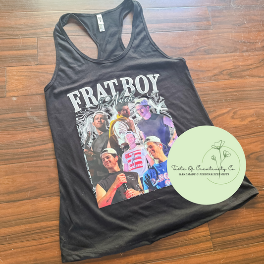 Frat Boy Nick Tank Top, Boy Band Gift, Greetings From Your Hometown Tour Shirt, Jonas Brothers Shirt