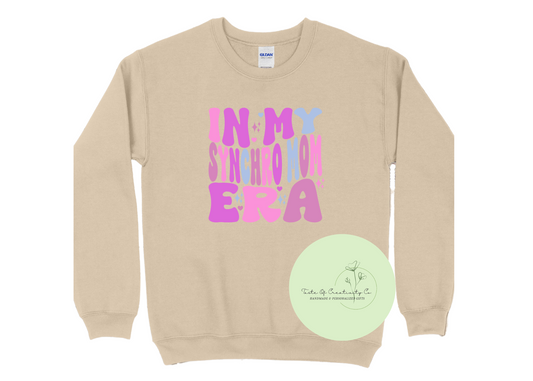 In My Synchro Mom Era Crewneck Sweater, IN MY ERA Collection, Synchronized Swimming Apparel