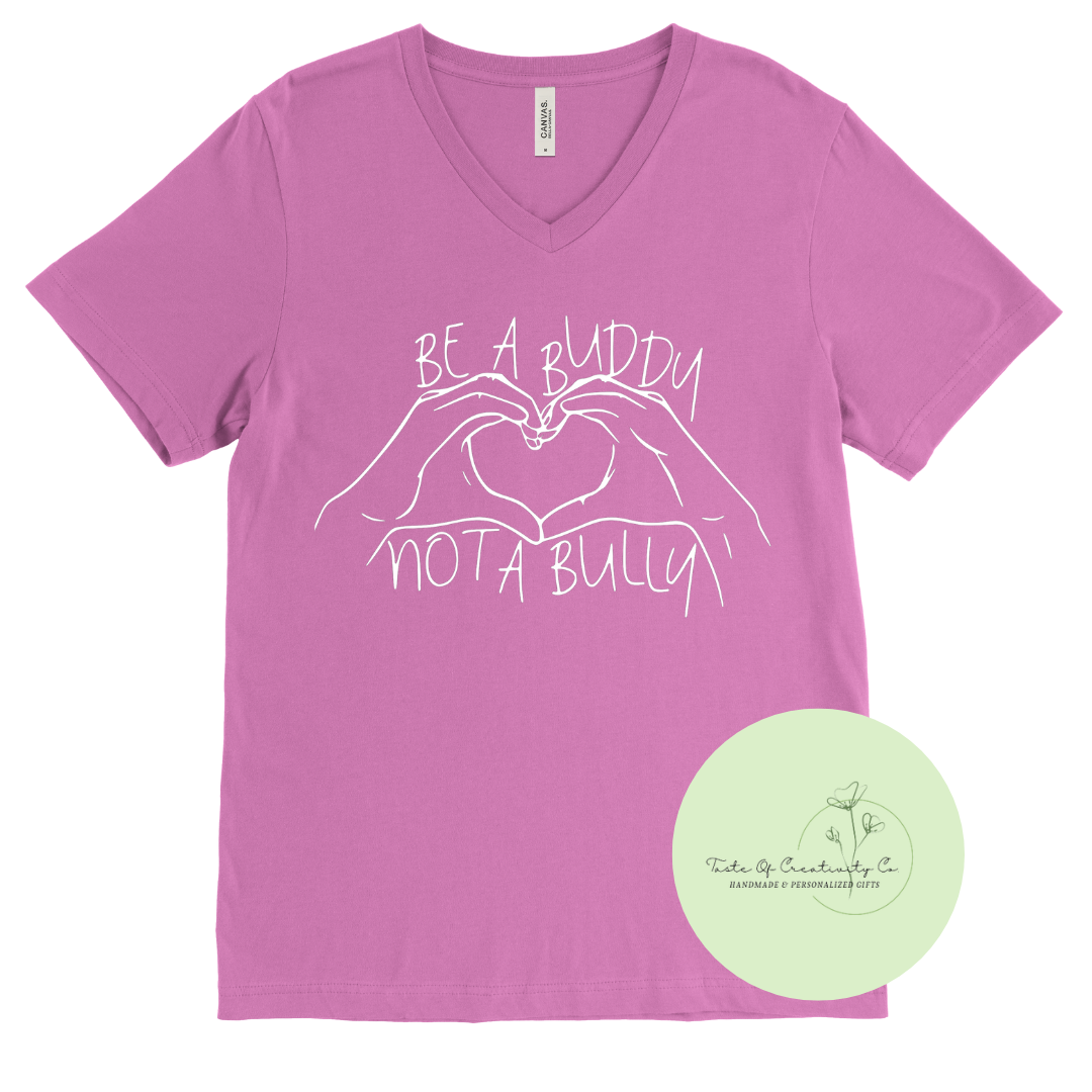 Be a Buddy, Not a Bully T-Shirt, Anti-Bully Apparel *20% OF PROCEEDS DONATED TO BBBSWR*